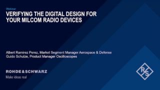 Webinar: Practical Guide to Digital Testing for Secure Radios Webinar: Practical Guide to Digital Testing for Secure Radios